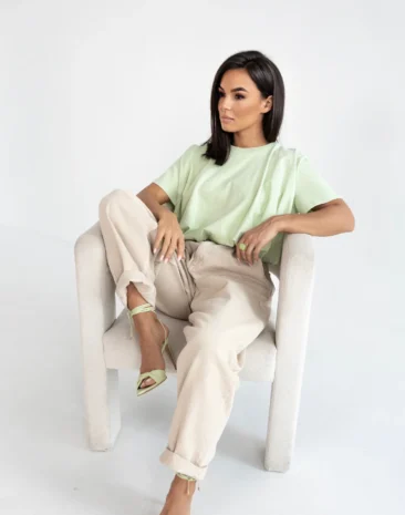Marškinėliai Skylar pistachio